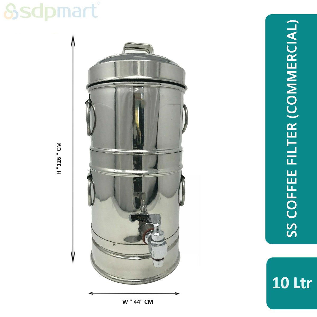 SDPMart SS Commercial Coffee Filter - Image 5
