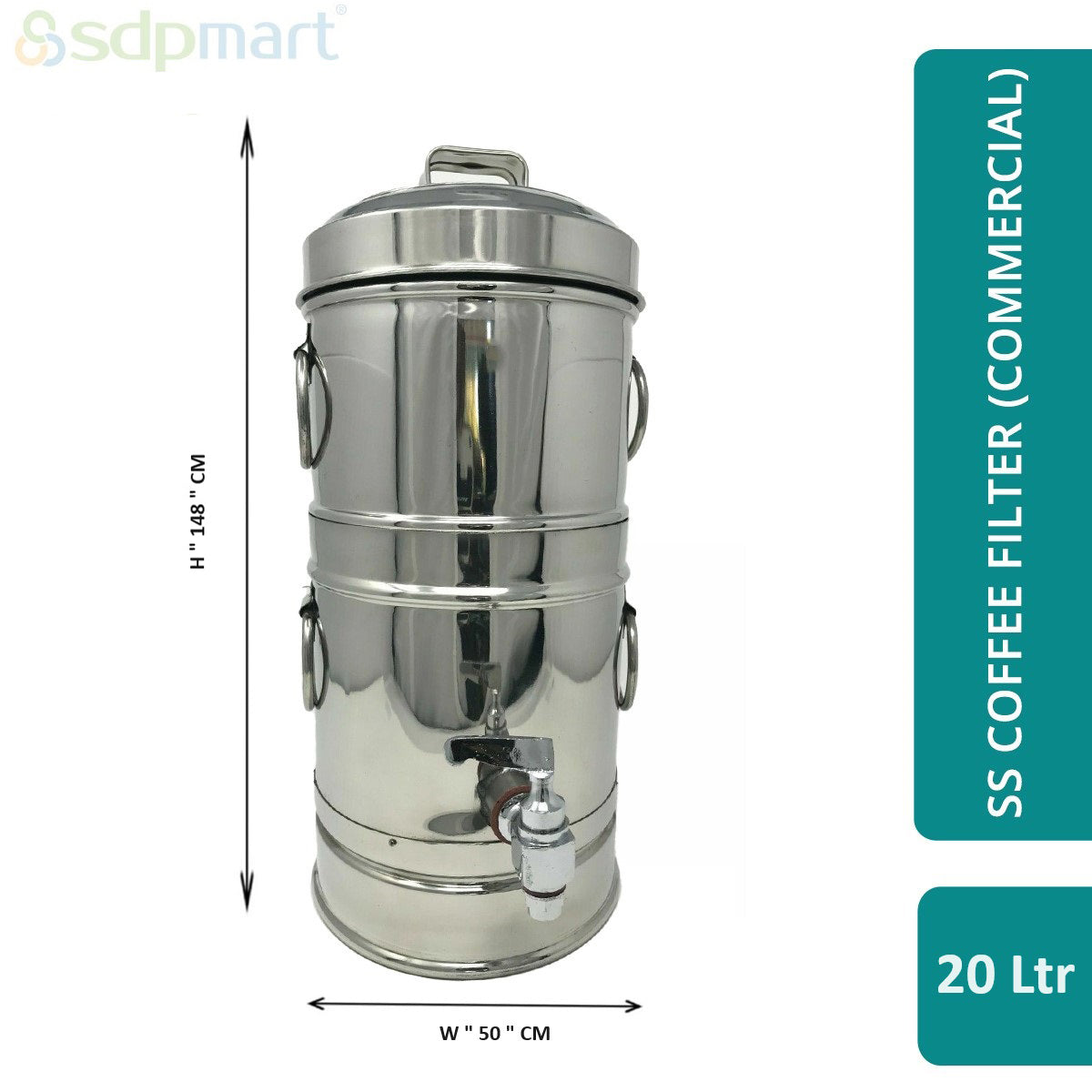 SDPMart SS Commercial Coffee Filter - Image 6