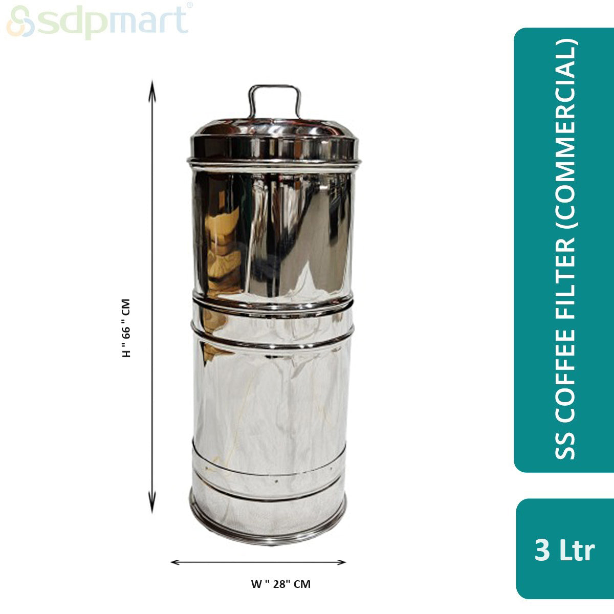 SDPMart SS Commercial Coffee Filter - Image 2