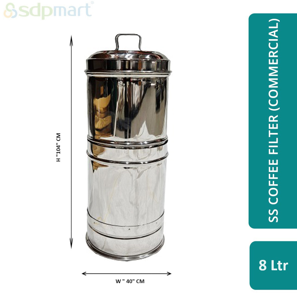 SDPMart SS Commercial Coffee Filter - Image 4