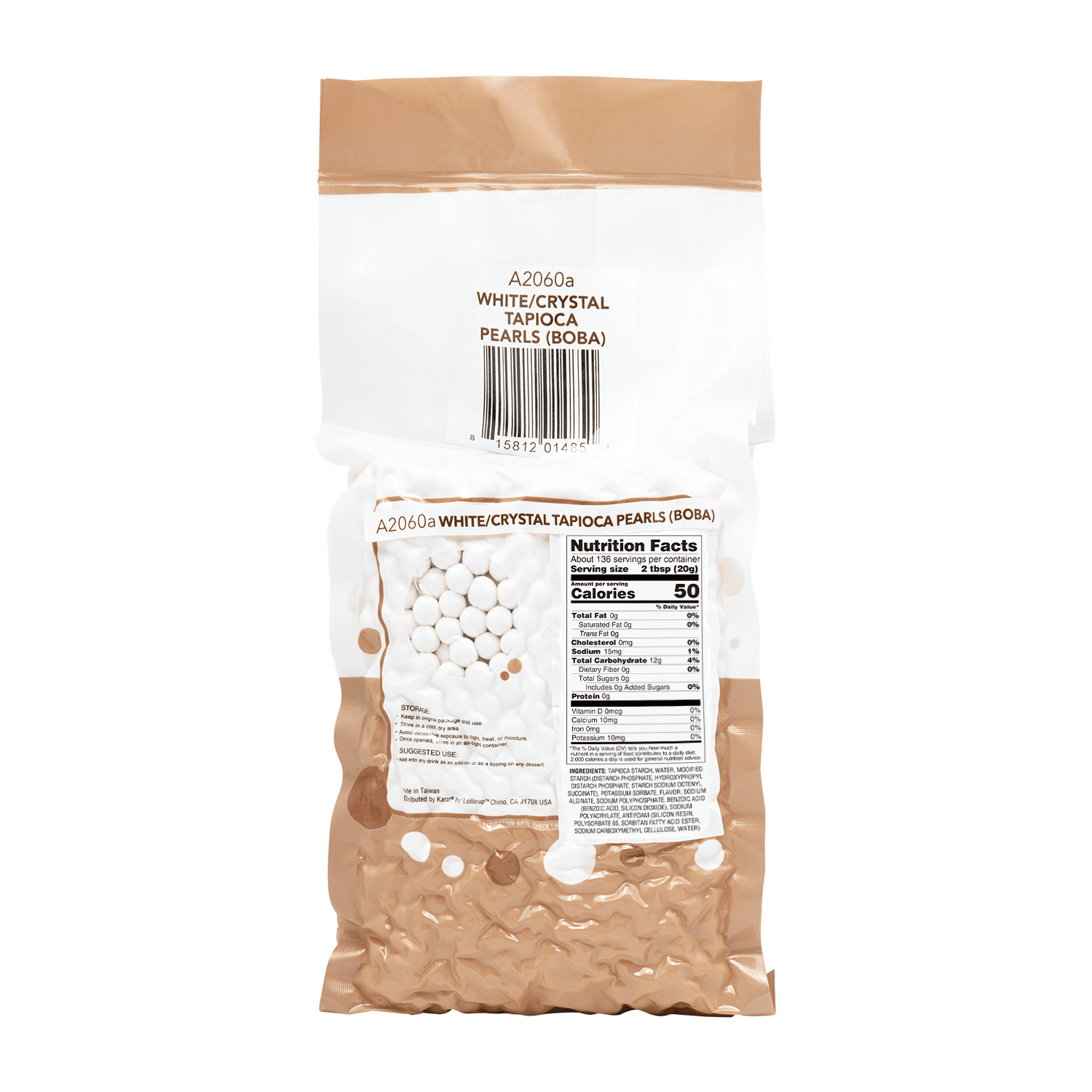 White Tapioca Pearls (Boba) - Bag (6 lb) - Image 7