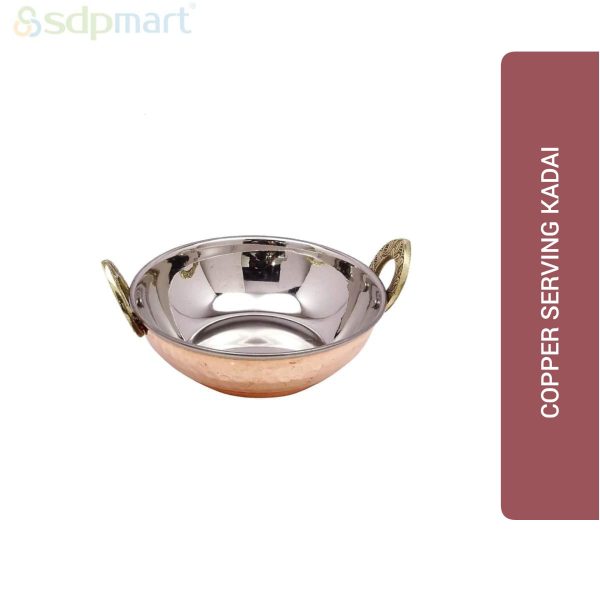 PROKITCHEN SUPPLY Copper Serving Kadai