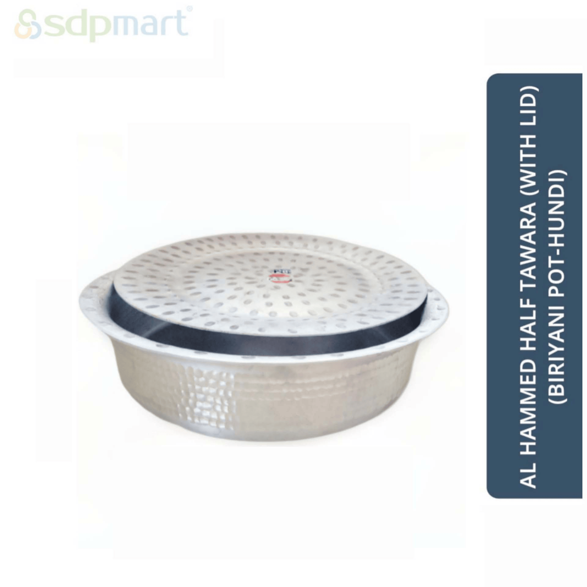 PROKITCHEN SUPPLY Aluminum Hammed Half Tawara - (Biriyani Pot-Hundi)