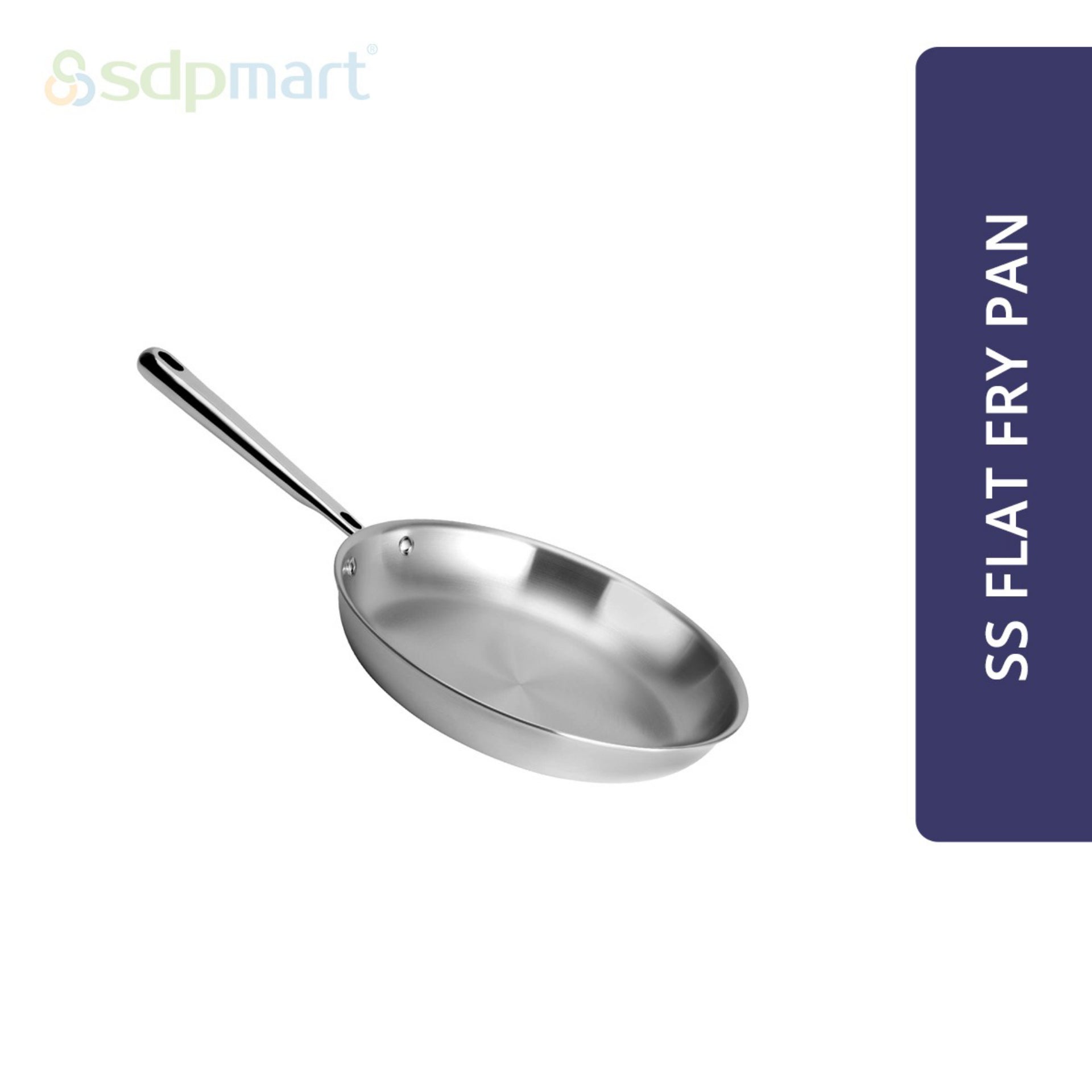 SS Flat Fry Pan