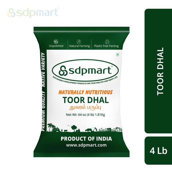 PROKITCHEN SUPPLY Premium Toor Dhal 4 LB