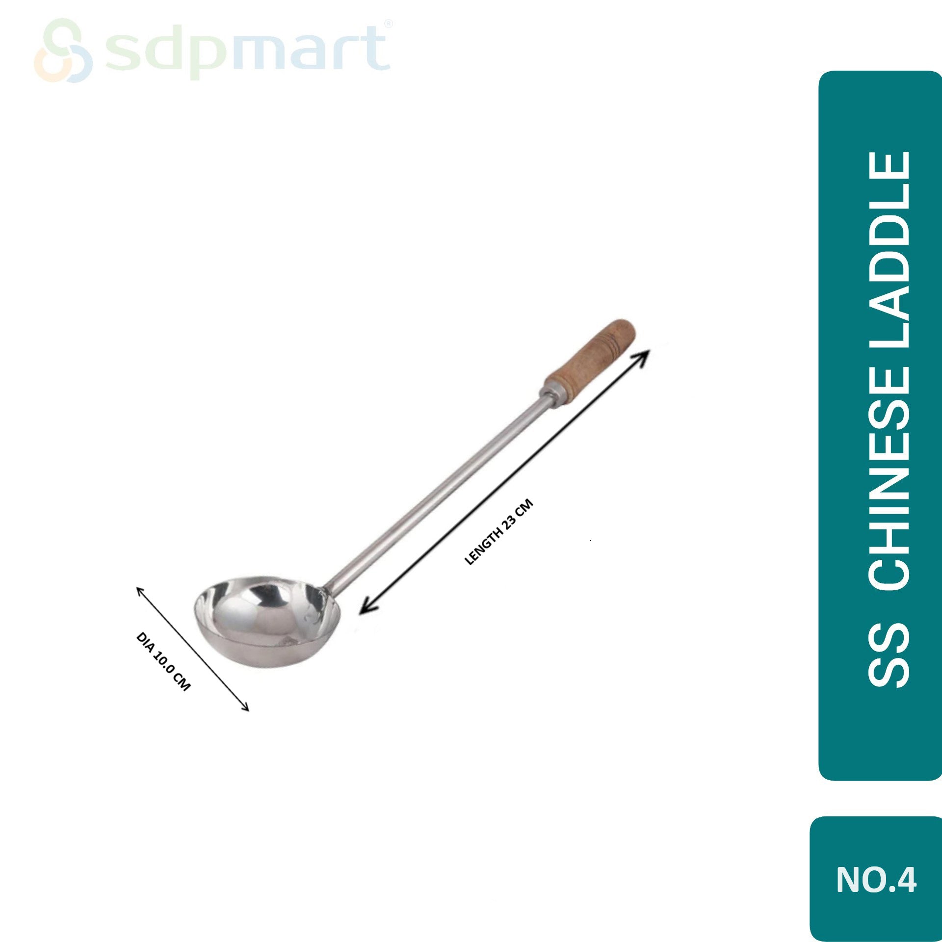 PROKITCHEN SUPPLY SS Chinese Laddle - Image 2