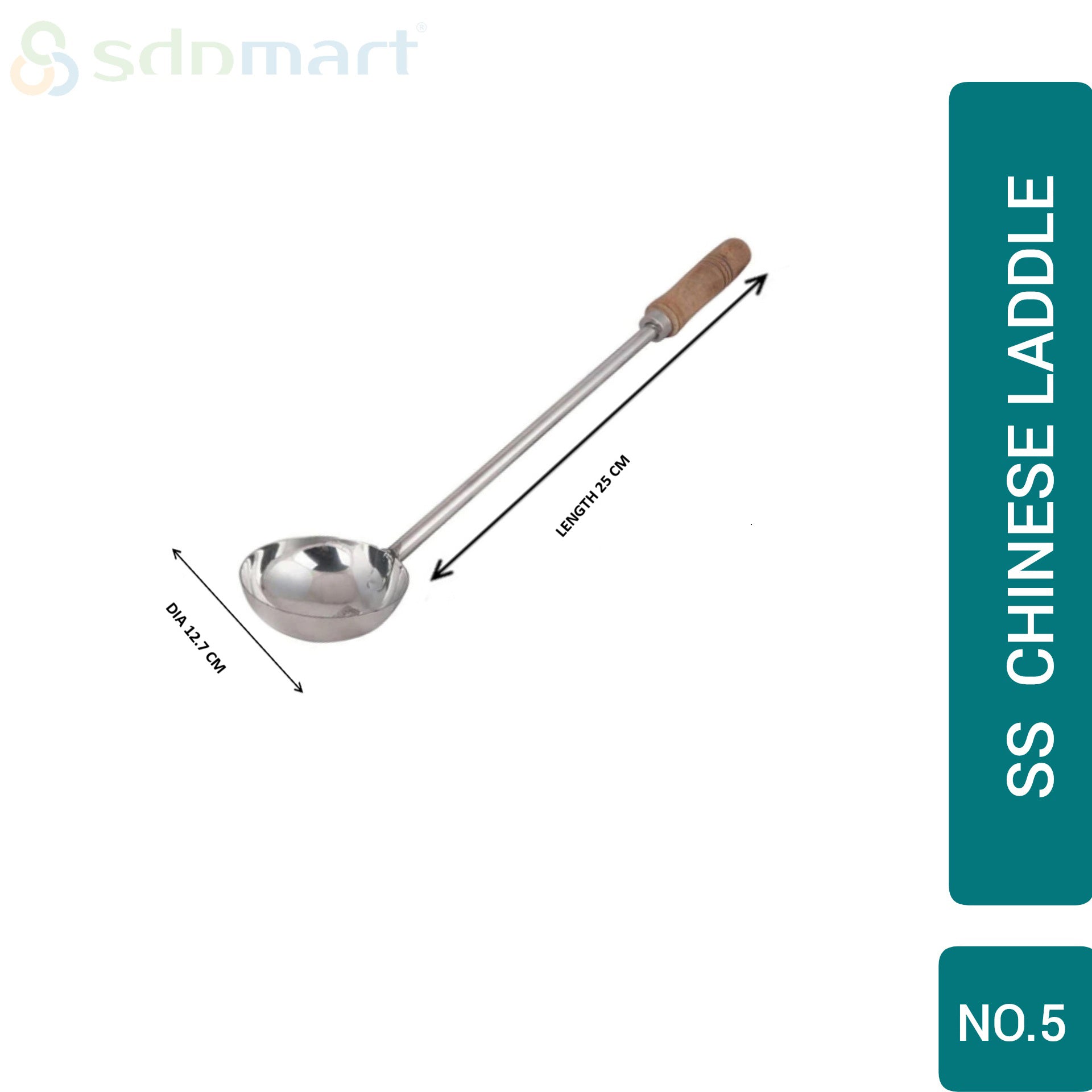 PROKITCHEN SUPPLY SS Chinese Laddle - Image 3