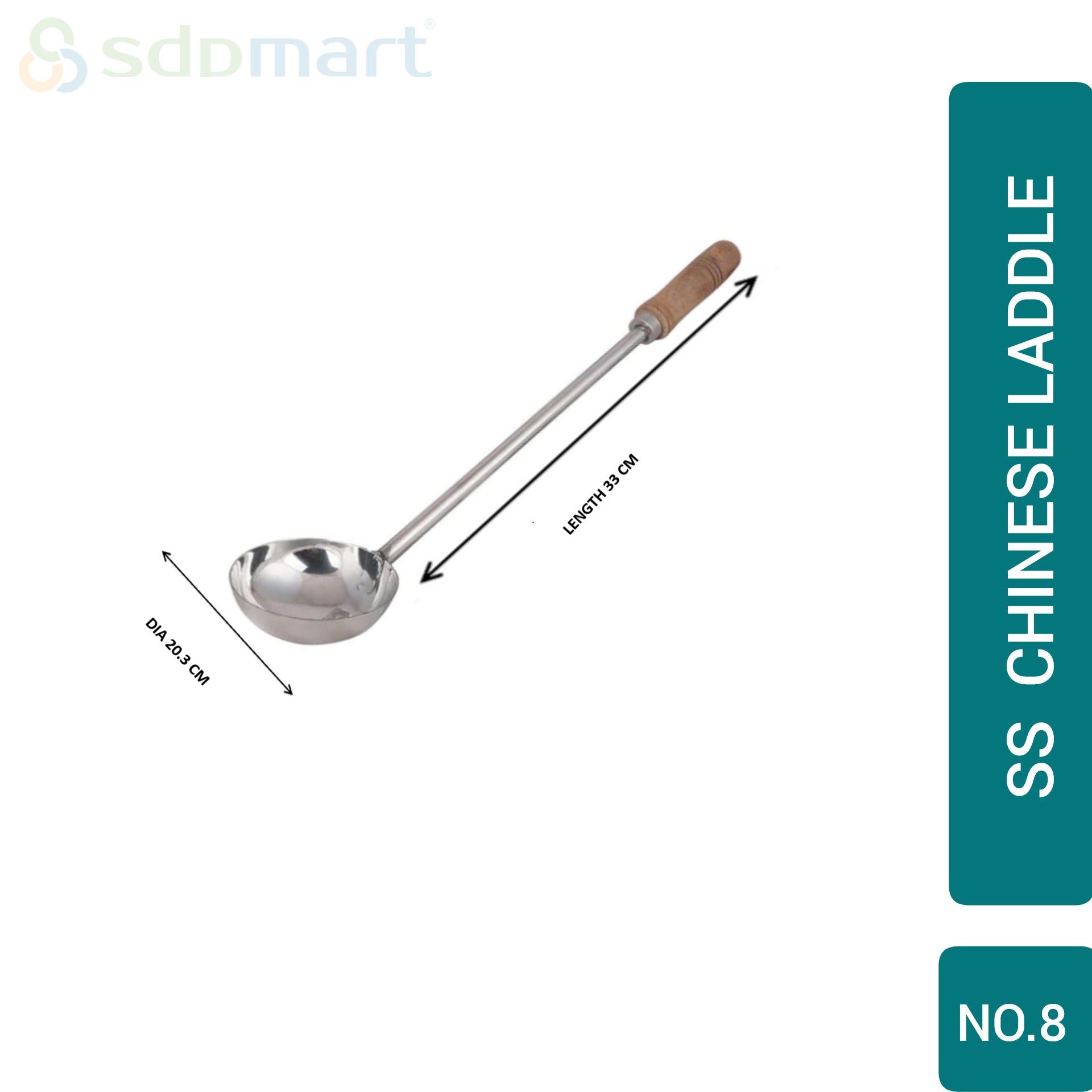 PROKITCHEN SUPPLY SS Chinese Laddle - Image 6