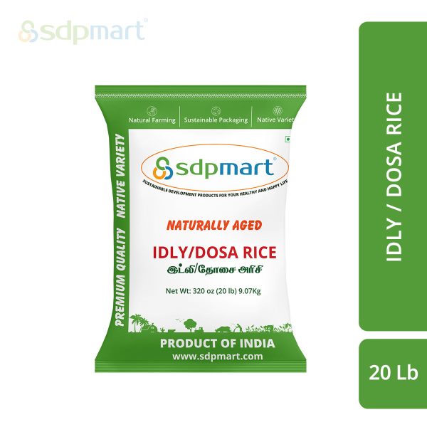 ProKitchen Supply Premium Idly Rice 20 LB (Including Packing Materials)