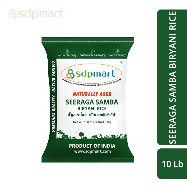 ProKitchen Supply Premium Seeraga Samba Biriyani Rice 10 LB