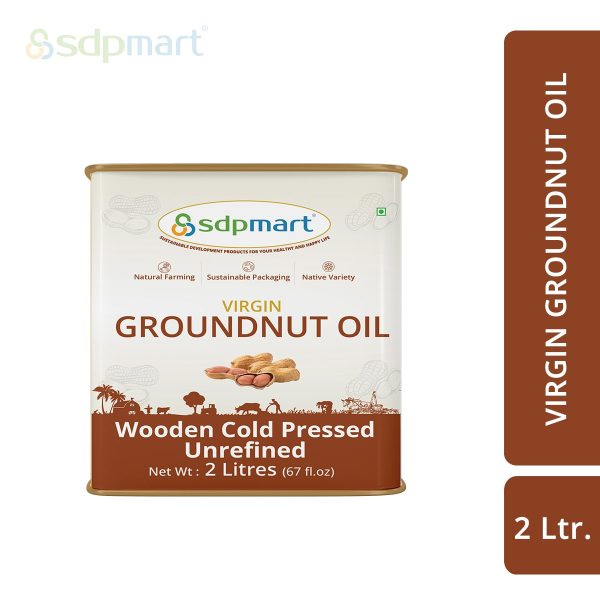 PROKITCHEN SUPPLY Virgin Groundnut Oil - 2 Ltr