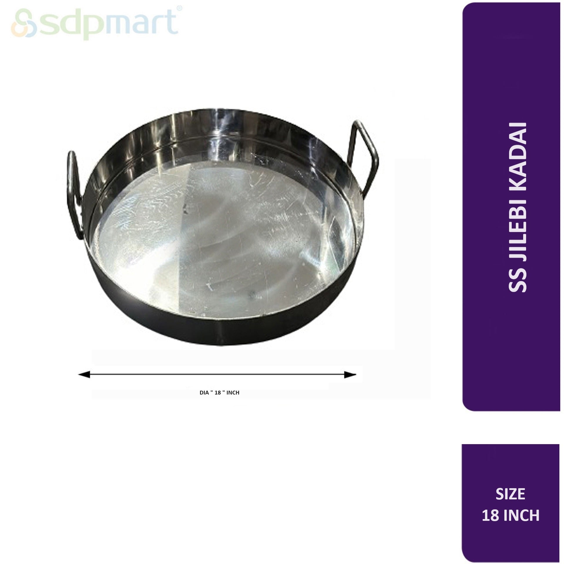 PROKITCHEN SUPPLY SS Jilebi Kadai - Image 3