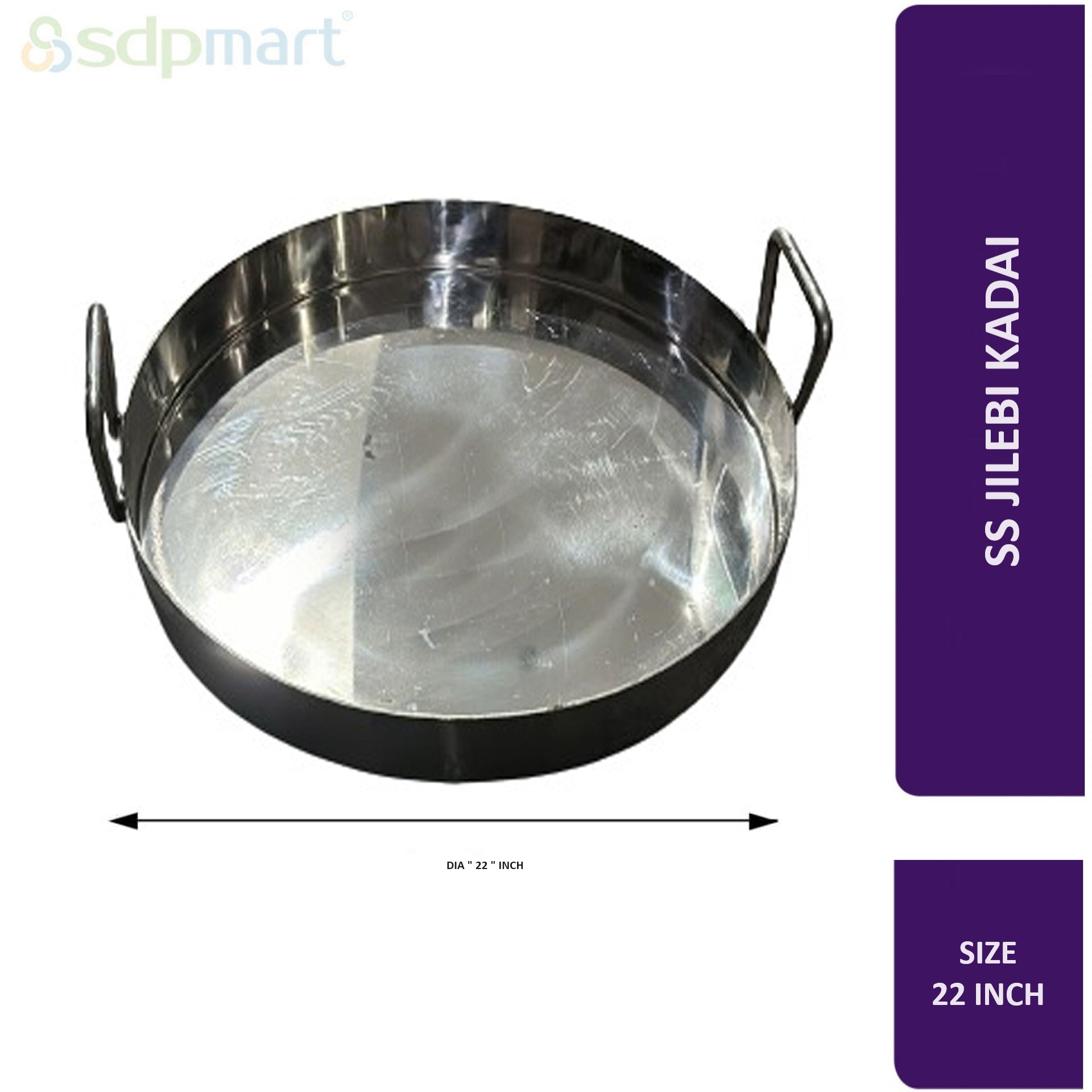 PROKITCHEN SUPPLY SS Jilebi Kadai - Image 5