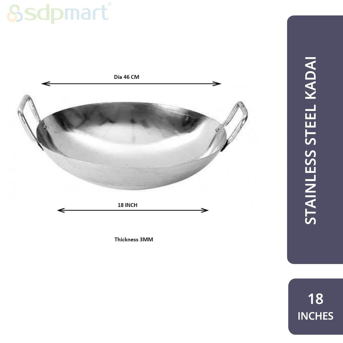 PROKITCHEN SUPPLY SS Kadai - Image 4