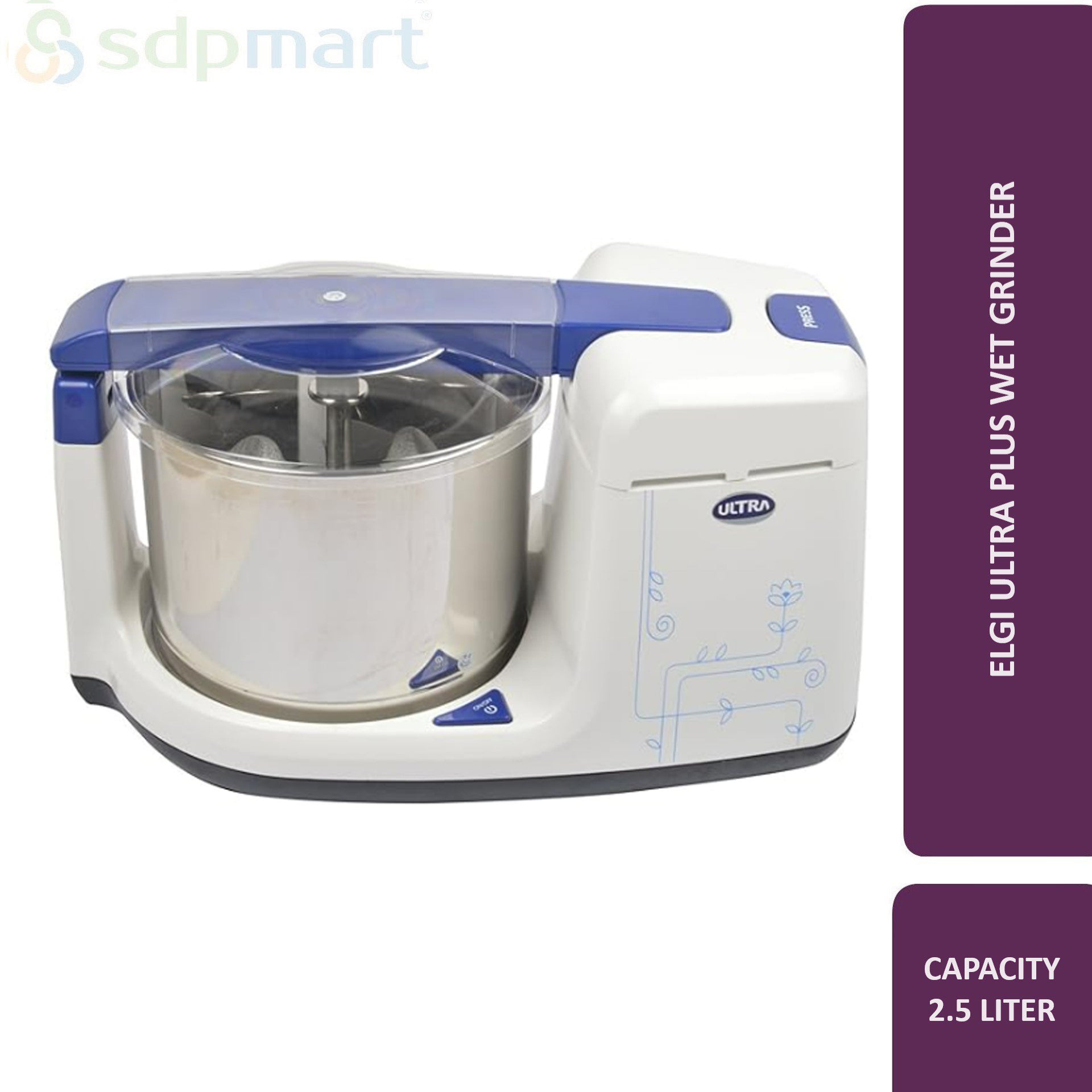 ELGI Ultra Plus Wet Grinder 2.5 Liter - Image 2