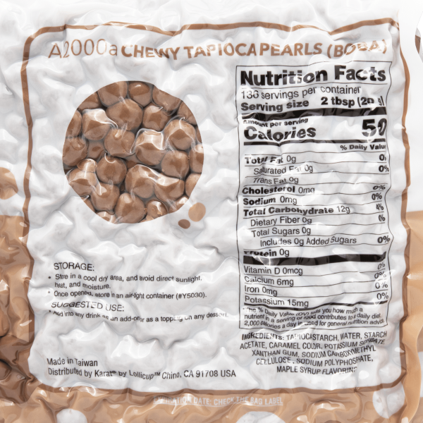 Chewy Tapioca Pearls (Boba) - Bag (6 lb) - Image 8