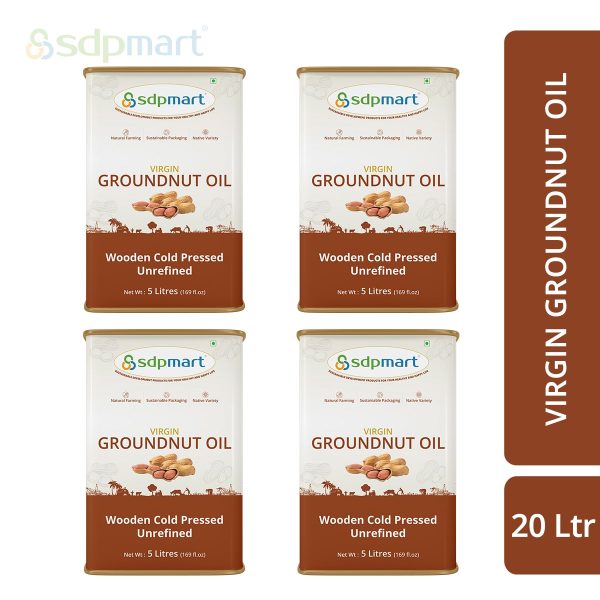 Combo - 20 Ltr - PROKITCHEN SUPPLY Virgin Groundnut Oil